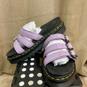 Dr. Martens Blair Lilac Slides Sandals Size 9